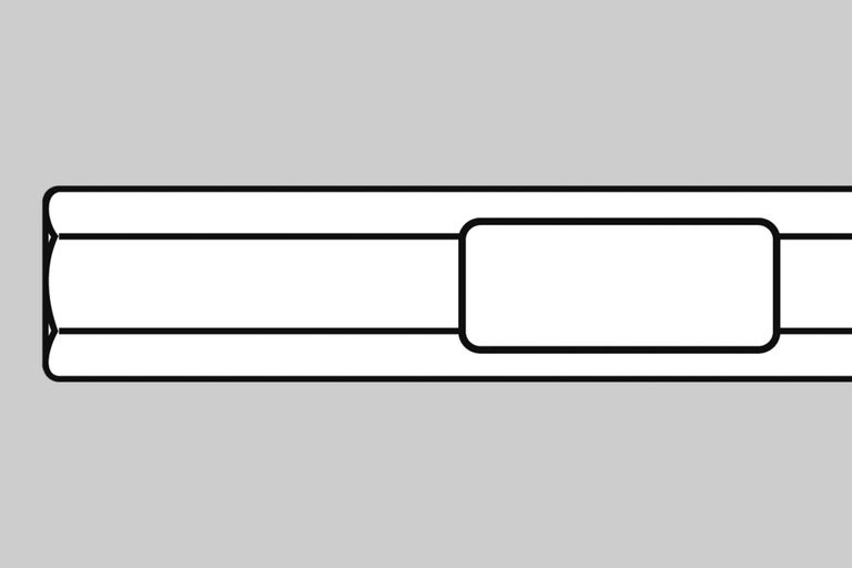 Detailansicht eines Briefkastenschilds