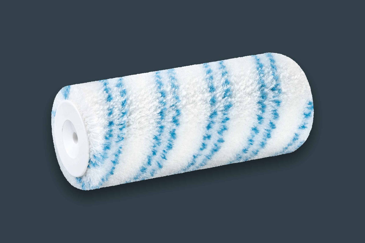 Farbwalze mit Streifenmuster