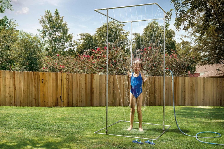 Construire soi-même une douche de jardin