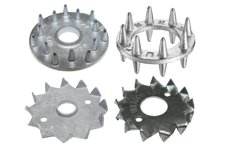 Connecteurs de plaques à clous en différentes versions