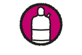 Symbole pour bouteille de gaz liquide