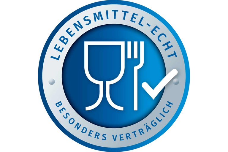 Symbole de sécurité alimentaire et de compatibilité particulière