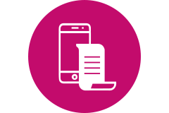 Symbol für Mobile Bezahlen