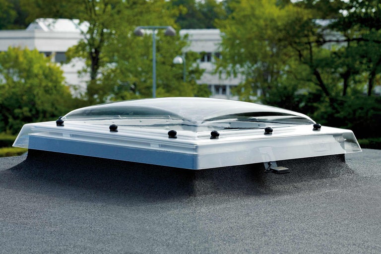 Lichtkuppel auf einem Dach