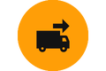 Symbole d'expédition: Transport en camion Symbole d'expédition: Transport en camion