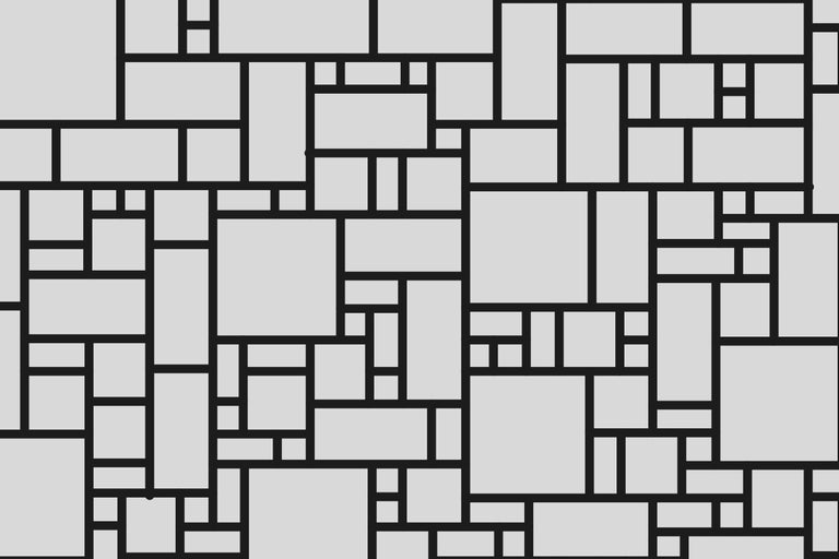 Motif de carreaux avec formes rectangulaires et carrées