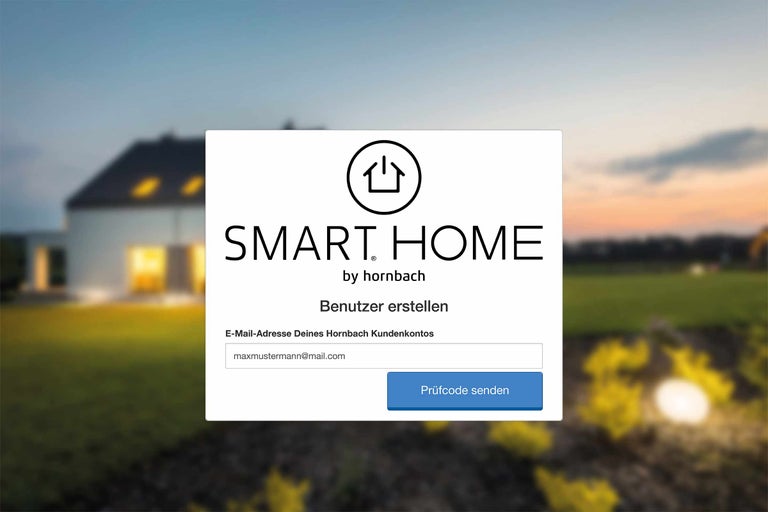 Hornbach Smart Home Benutzer erstellen
