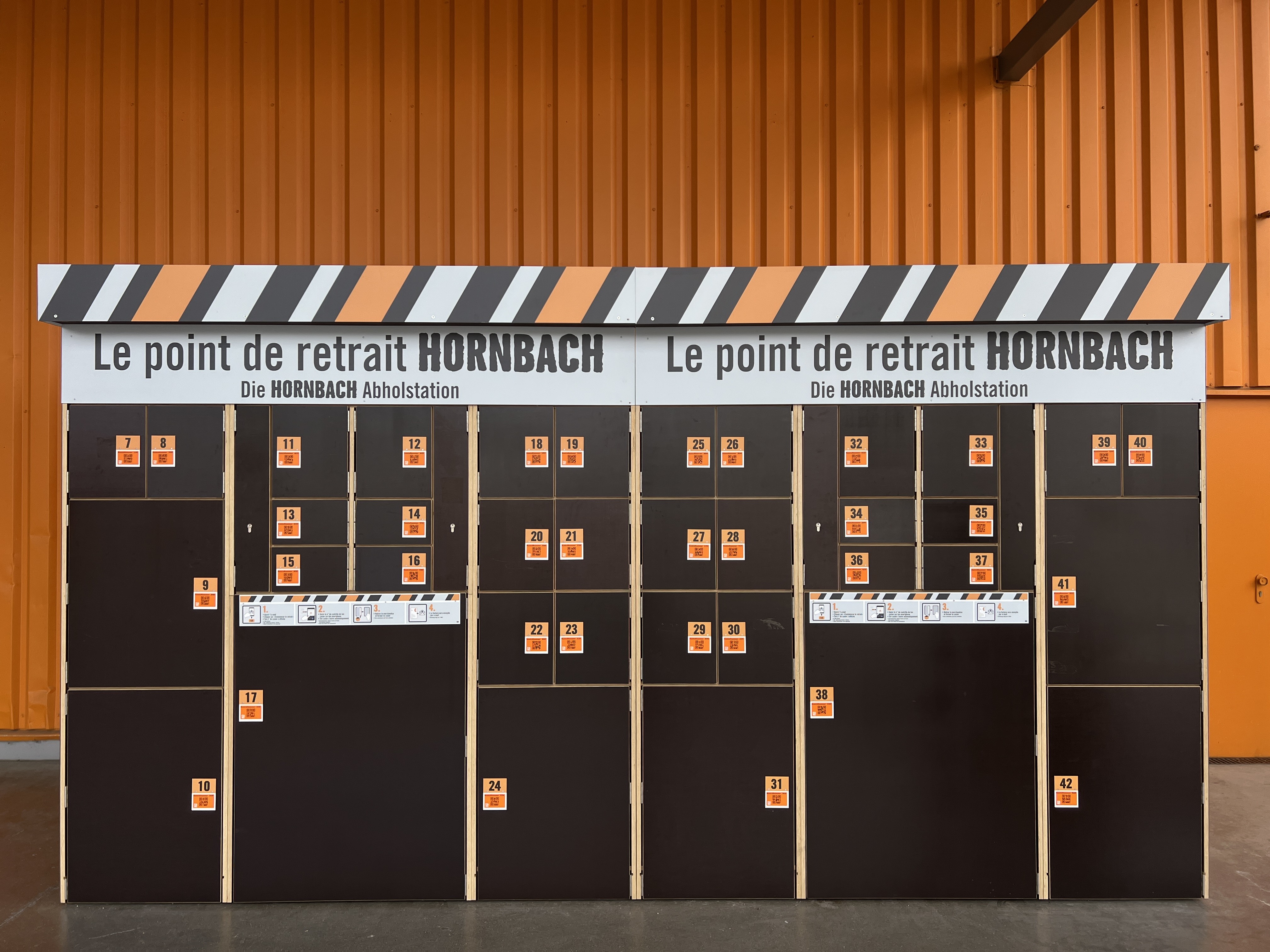 HORNBACH Abholstation zur Selbstabholung von Bestellungen