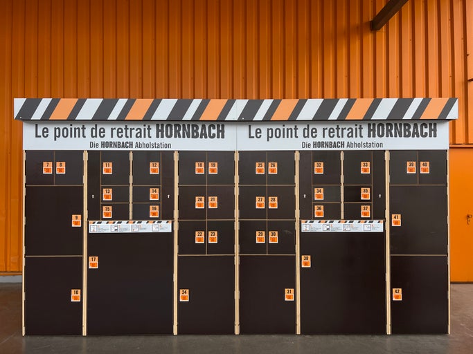 HORNBACH Abholstation zur Selbstabholung von Bestellungen