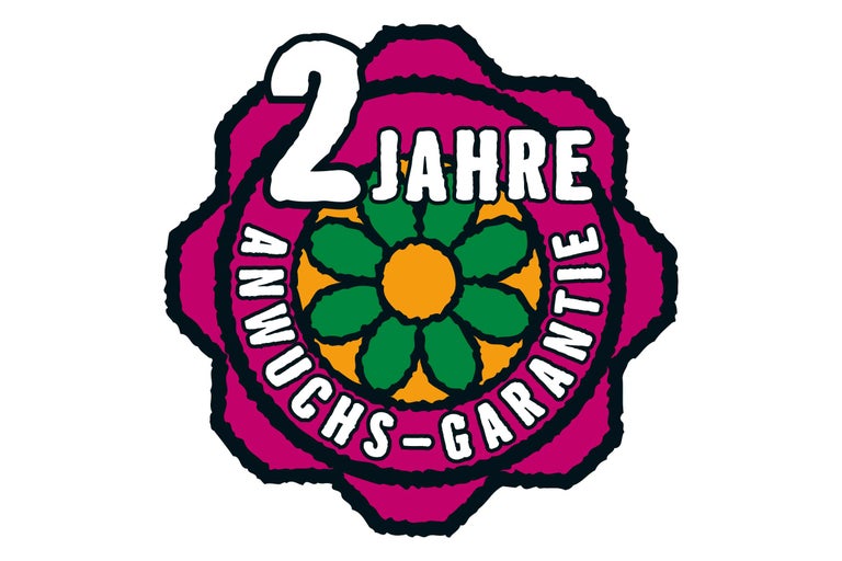 Symbol für 2 Jahre Anwachsgarantie