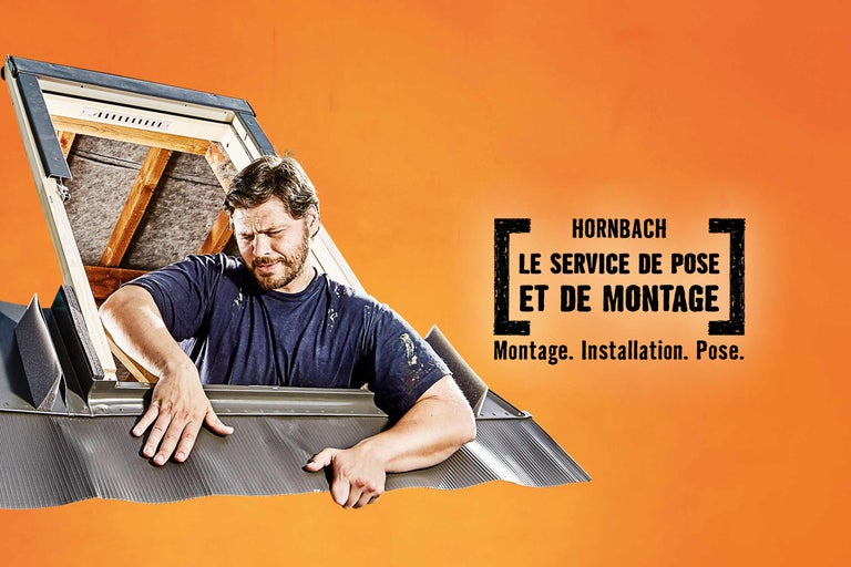 Montage de fenêtres de toit
