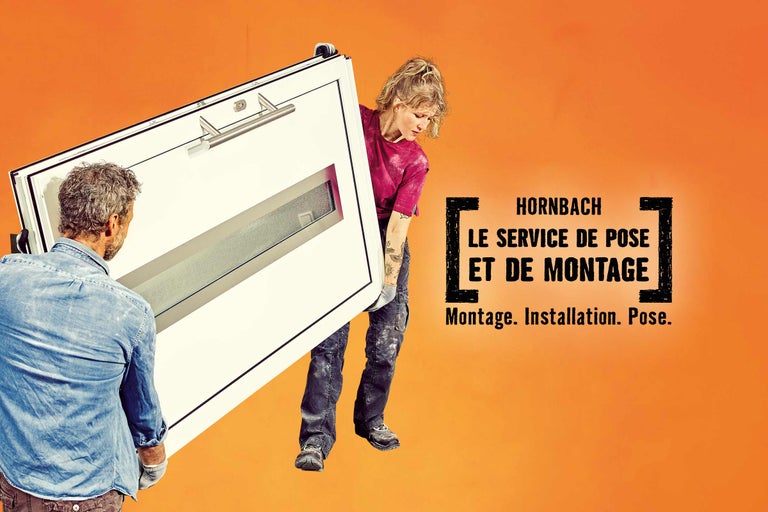 Montage de la porte d'entrée