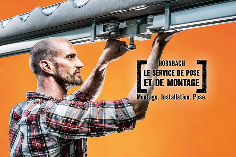 Montage d‘un store banne