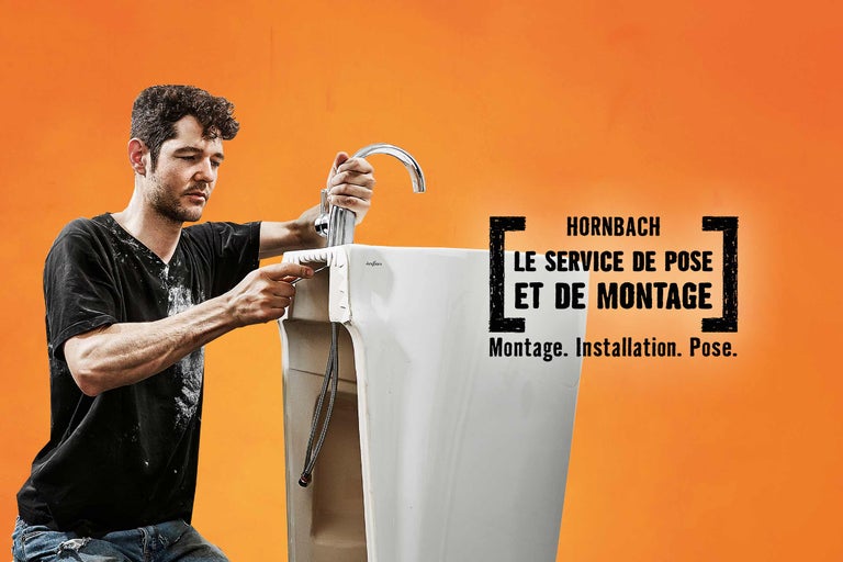 Montage d'objets sanitaires