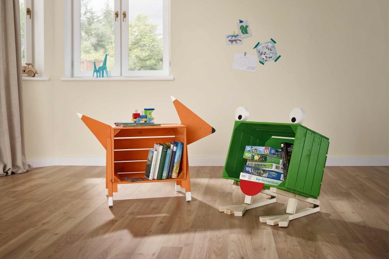 Construire une caisse à jouets renard 