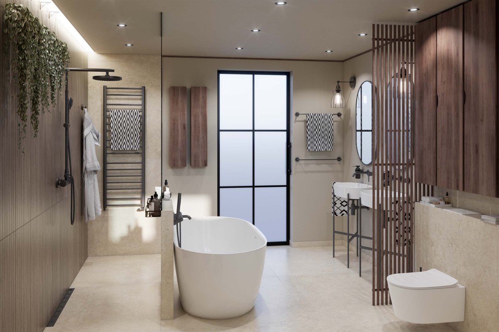 Salle de bain tendance Modern Design - Modern - Bathroom - Paris