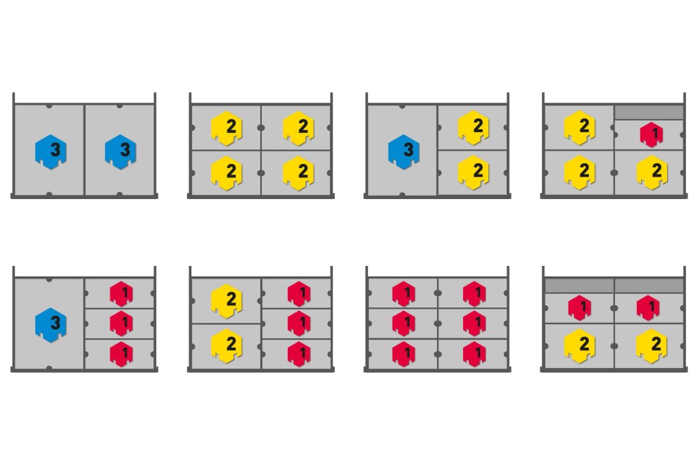 
				INDUSTRIAL Bestückungsvariationen Metallschubladen

			