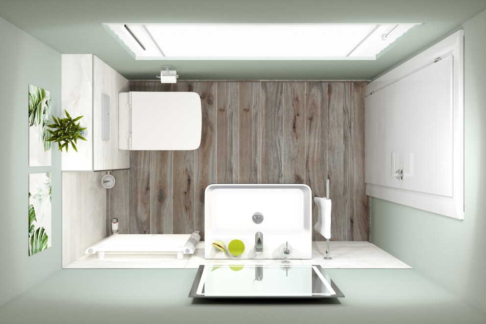 Badkonzept Singapur WC Grundriss Badkonzept Singapur WC Grundriss