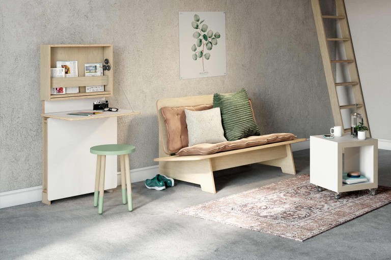 Construire une table murale rabattable