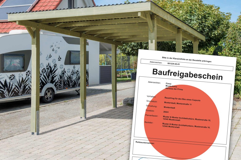 Baugenehmigung fuer Carport Baugenehmigung fuer Carport