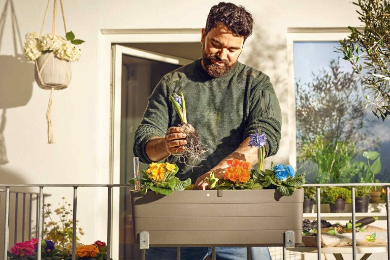 Planter une balconnière
