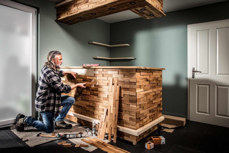 Construire soi-même un bar avec éclairage Construire soi-même un bar avec éclairage