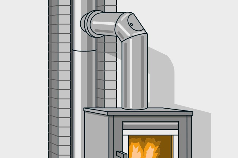 Installer un conduit de cheminée en inox simple paroi