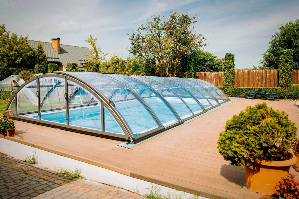 Poolüberdachung selber bauen