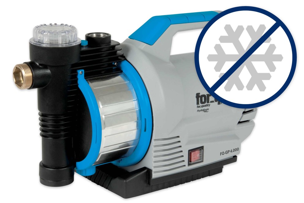 Surpresseur avec symbole antigel