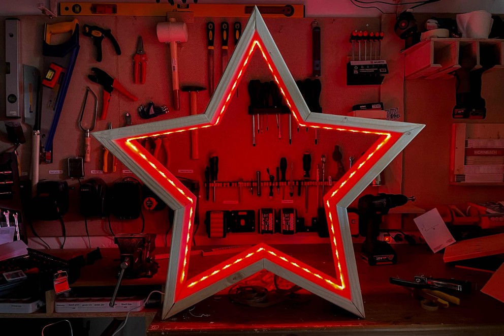 Weihnachtsstern selber bauen Werkstatt Weihnachtsstern selber bauen Werkstatt