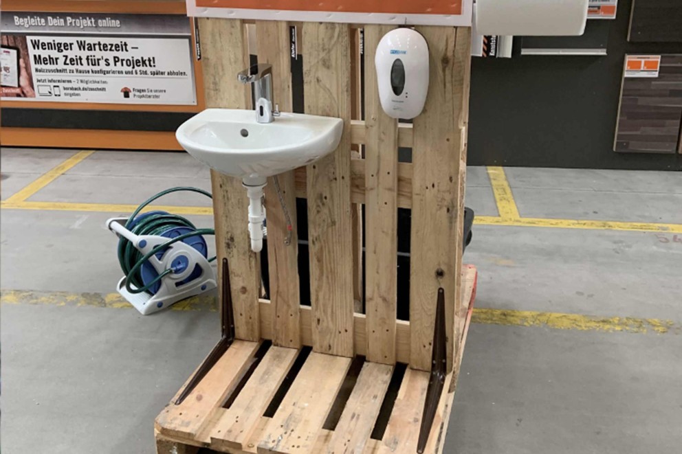 Mobiles Waschbecken selbst bauen