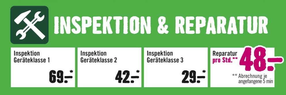 LU Werkstatt Gartenmaschinen Inspektion LU Werkstatt Gartenmaschinen Inspektion