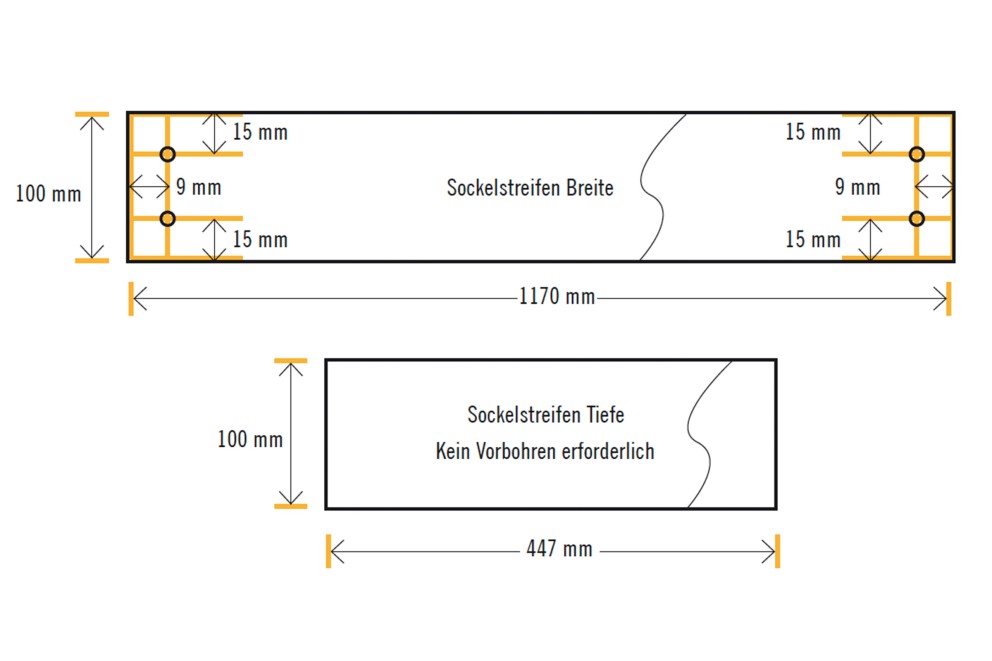 LU Bohrskizzen Sockelstreifen LU Bohrskizzen Sockelstreifen