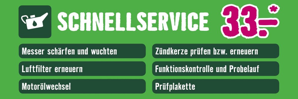 LU Werkstatt Gartenmaschinen Schnellservice LU Werkstatt Gartenmaschinen Schnellservice