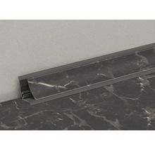 Sockelleiste mit Marmordekor an Wand und Boden