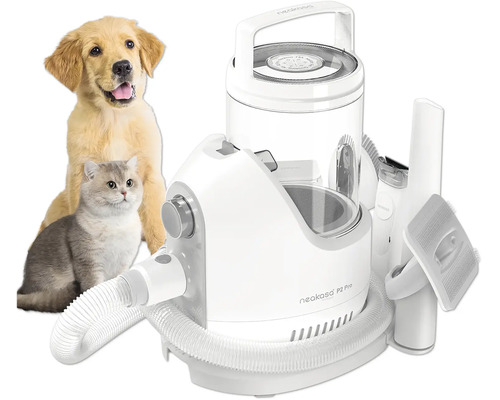 Aspirateur pour poils d''animaux Neakasa P2 Pro avec chien et chat