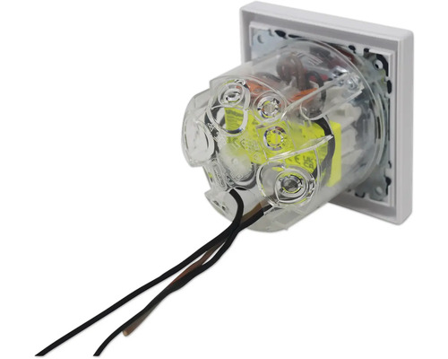Détecteur de mouvement apparent avec boîtier transparent et connexion de câble
