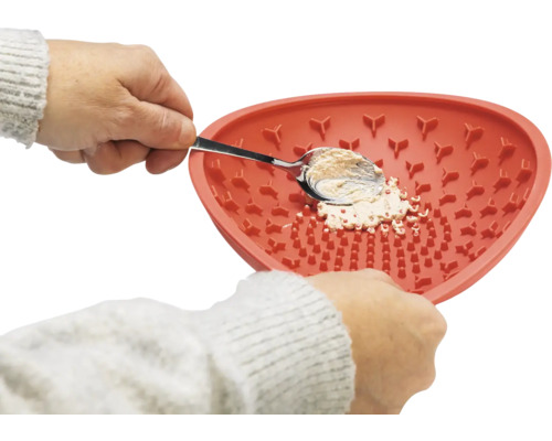 Bol de nettoyage avec nettoyant pour pinceaux de maquillage et cuillère pour le nettoyage