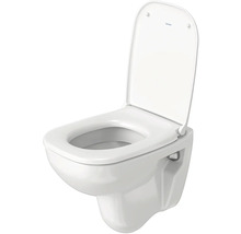 Duravit D-Code Compact Abattant WC blanc avec frein de chute