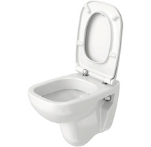 Duravit D-Code Compact Abattant WC blanc avec frein de chute