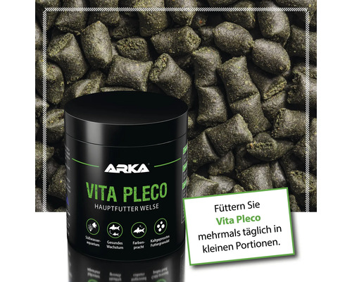 Boîte d''aliments principaux pour silures Arka Vita Pleco