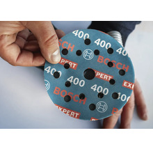 BOSCH Papier abrasif excentrique Expert for Wood Disque abrasif Grain 400