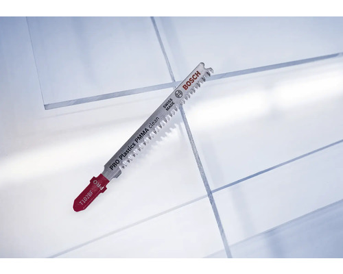 Lame de scie sauteuse Bosch pour coupes nettes dans le plastique