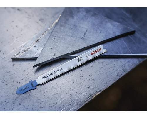 Lame de scie sauteuse Bosch pour métal, convient aux matériaux épais