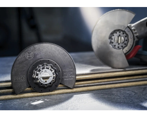 Lame de scie Bosch pour outil multifonction, adaptée à différents matériaux