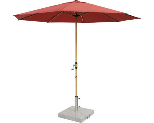 Parasol carré avec support