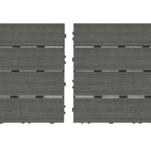 Terrassendielen aus Holzverbundwerkstoff zur Verlegung im Außenbereich