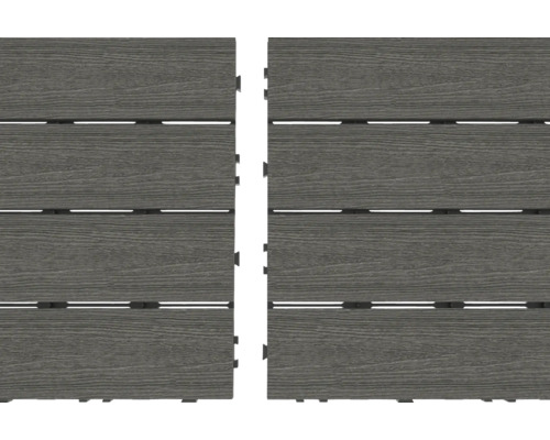 Terrassendielen aus Holzverbundwerkstoff zur Verlegung im Außenbereich