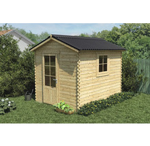 Gartenhaus aus Holz mit Tür und Fenster