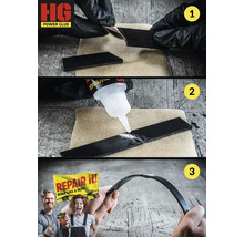 HG Power Glue Sekundenkleber Schweißnaht aus der Flasche 20 g Klebstoff und 40 g Granulat